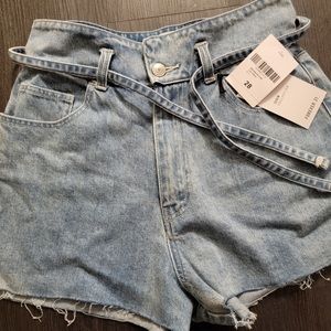 NWT Forever 21 High Waist Denim Short